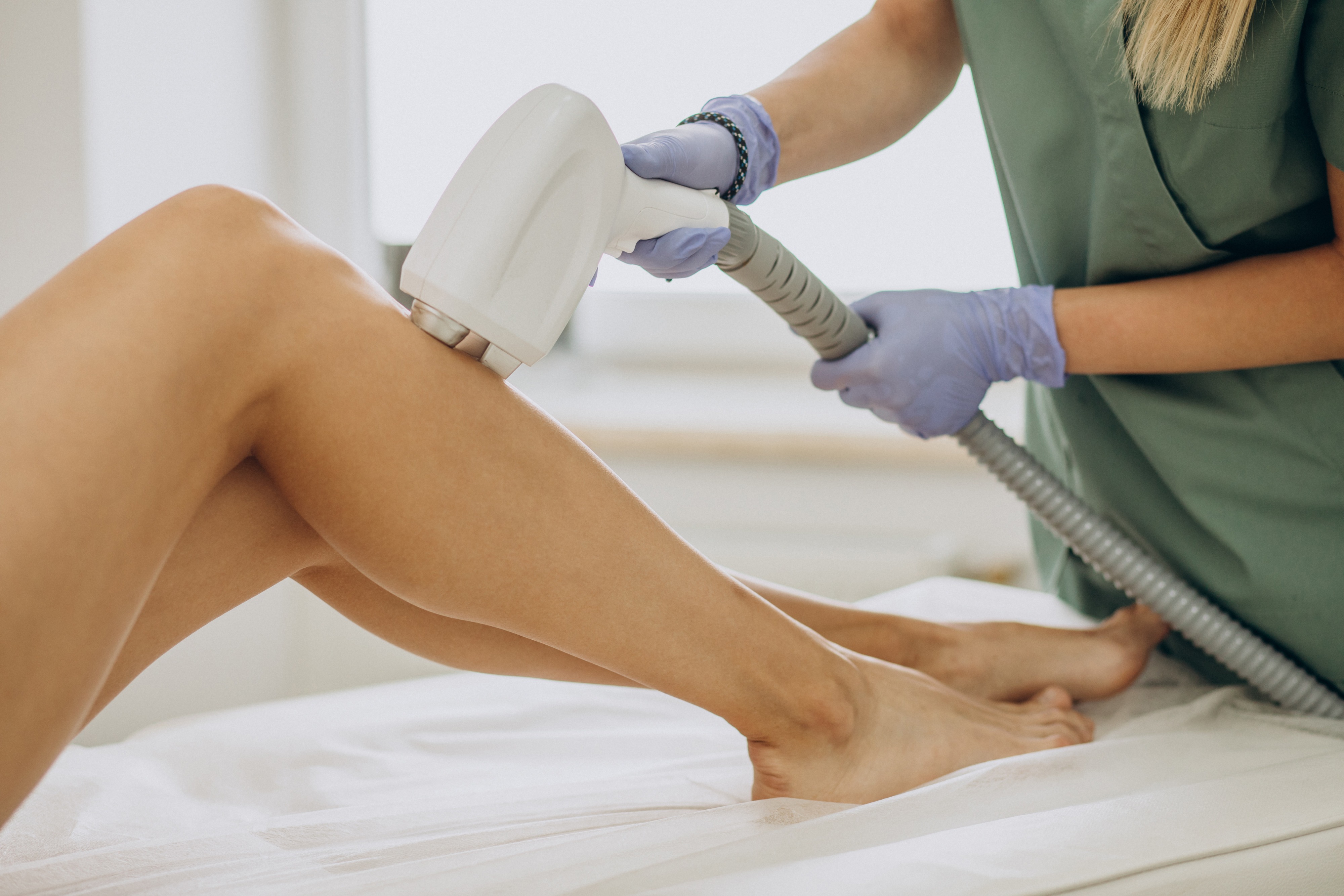 Before laser hair removal treatment
