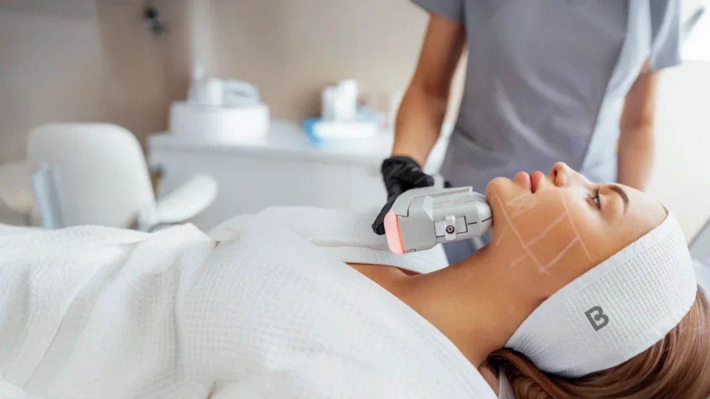 Before laser hair removal treatment